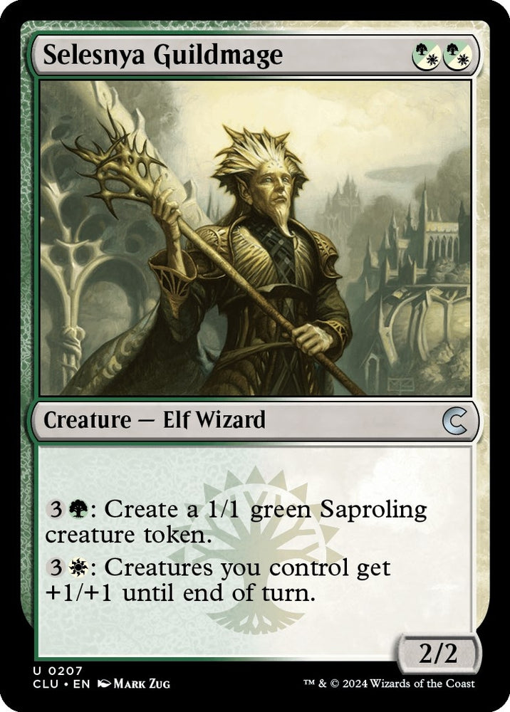 Image for Selesnya Guildmage (207) [Ravnica: Clue Edition]