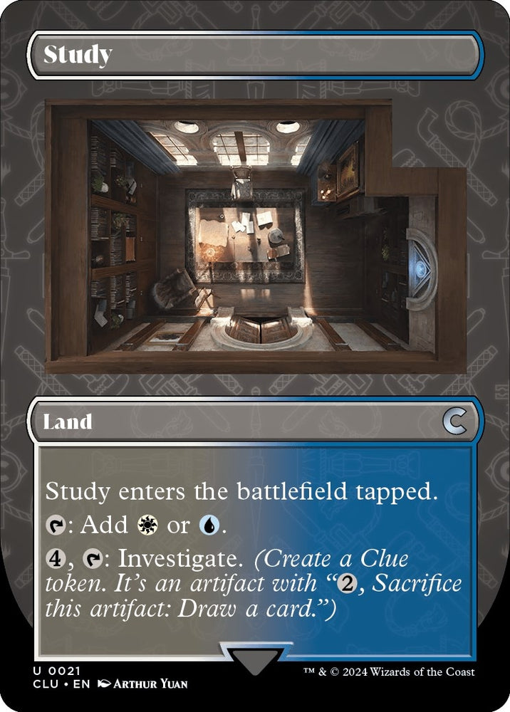 Image for Study (Borderless) (21) [Ravnica: Clue Edition]