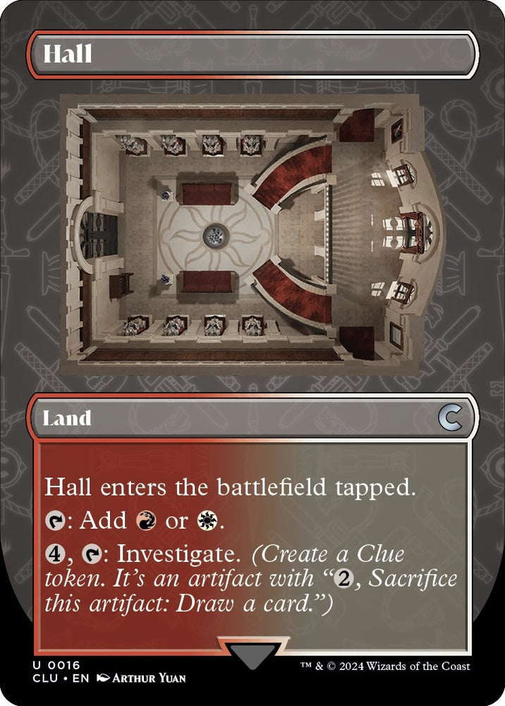 Image for Hall (Borderless) (16) [Ravnica: Clue Edition]