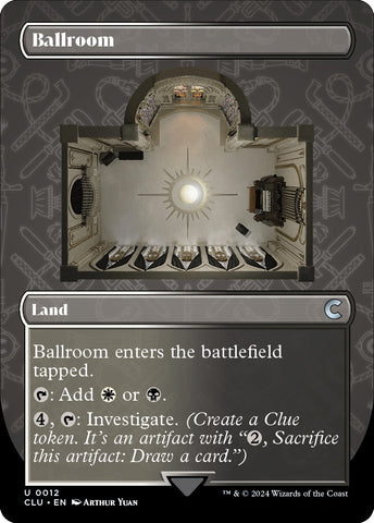 Image for Ballroom (Borderless) (12) [Ravnica: Clue Edition]