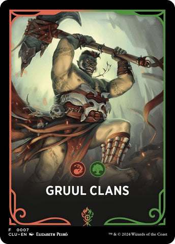 Image for Gruul Clans Theme Card (7) [Ravnica: Clue Edition]