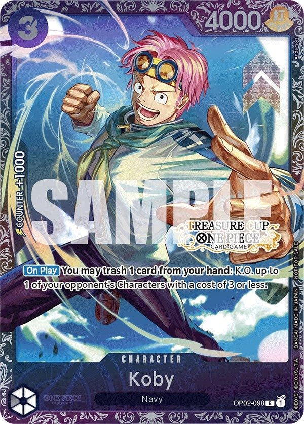 Koby (Treasure Cup) (OP02-098) (One Piece Promotion Cards)