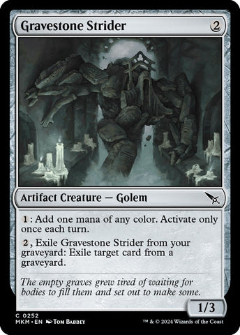 Image for Gravestone Strider (252) [Murders at Karlov Manor]