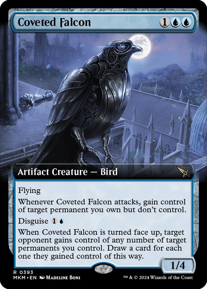 Image for Coveted Falcon (Extended Art) (393) [Murders at Karlov Manor]
