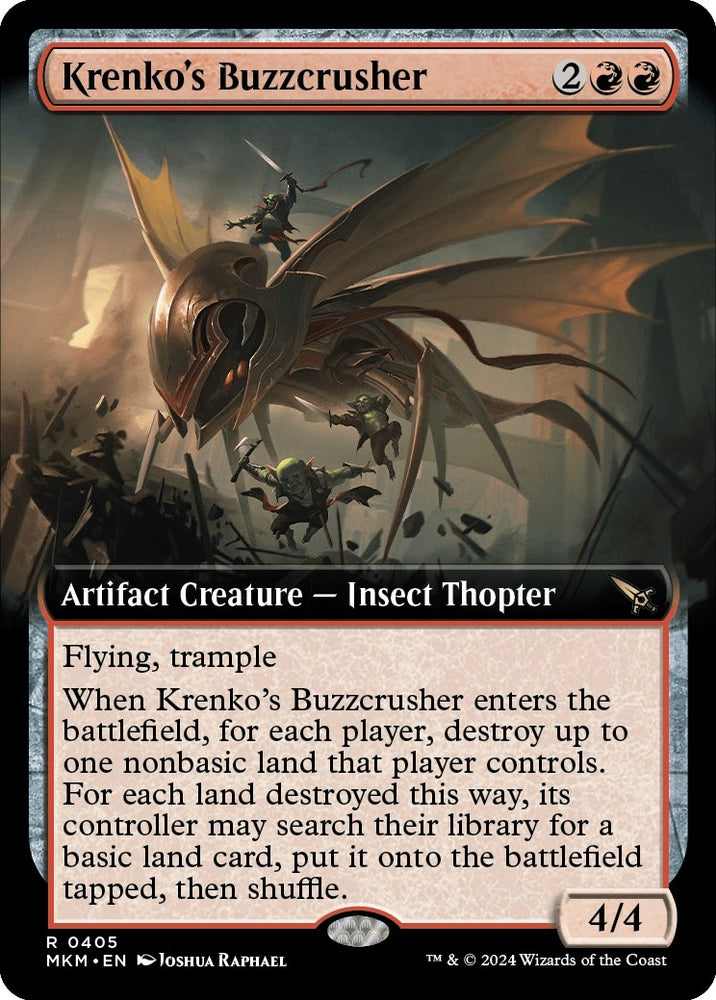 Image for Krenko's Buzzcrusher (Extended Art) (405) [Murders at Karlov Manor]