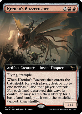 Image for Krenko's Buzzcrusher (Extended Art) (405) [Murders at Karlov Manor]