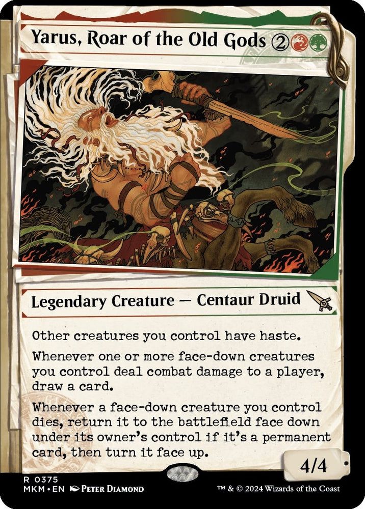 Image for Yarus, Roar of the Old Gods (Showcase) (375) [Murders at Karlov Manor]
