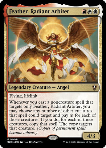 Image for Feather, Radiant Arbiter (6) [Commander: Murders at Karlov Manor]