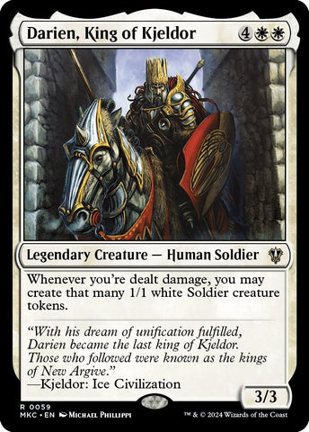 Image for Darien, King of Kjeldor (59) [Commander: Murders at Karlov Manor]