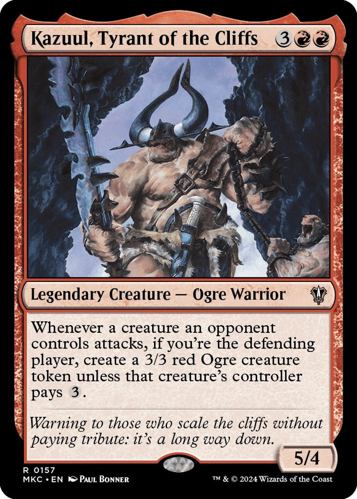 Image for Kazuul, Tyrant of the Cliffs (157) [Commander: Murders at Karlov Manor]