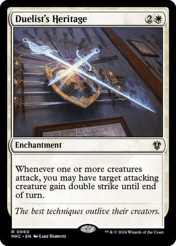 Image for Duelist's Heritage (60) [Commander: Murders at Karlov Manor]