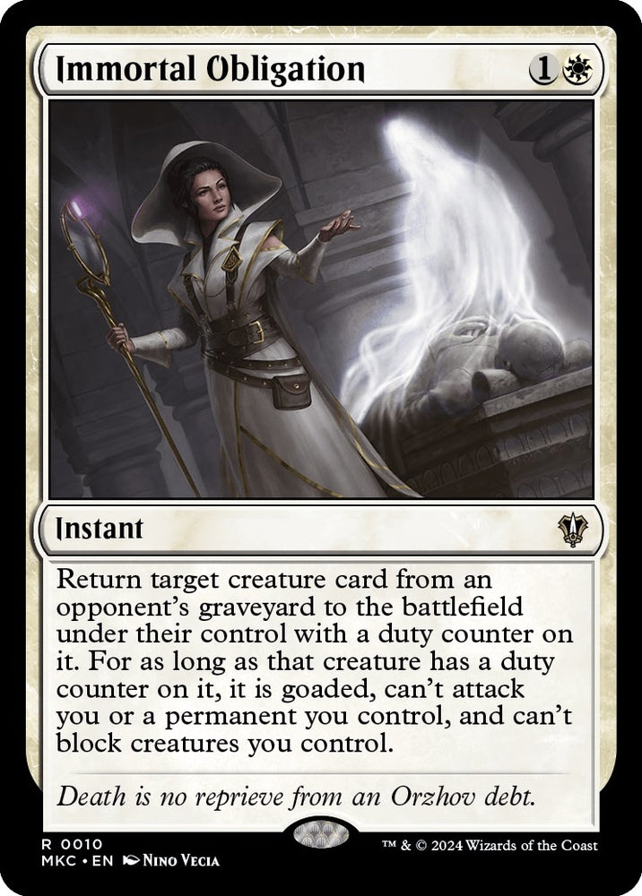 Image for Immortal Obligation (10) [Commander: Murders at Karlov Manor]