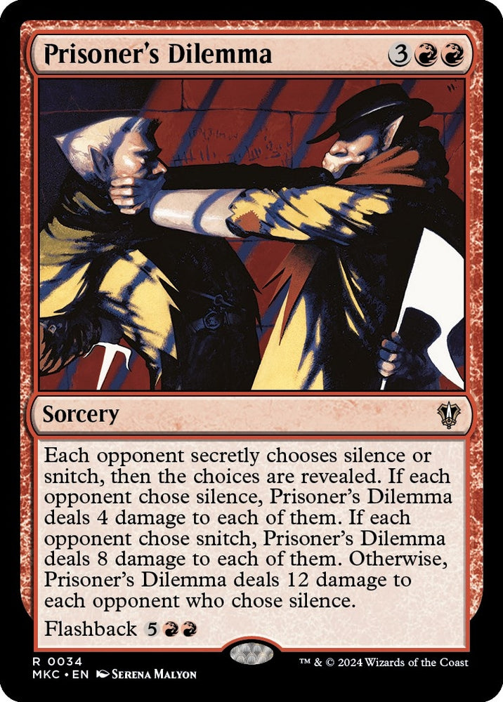 Image for Prisoner's Dilemma (34) [Commander: Murders at Karlov Manor]