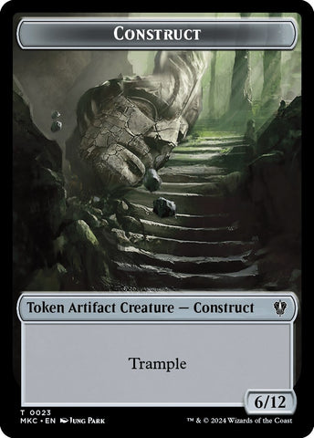 Image for Construct // Soldier Double-Sided Token (23 // 3) [Commander: Murders at Karlov Manor]