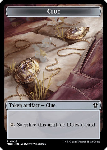 Image for Clue // Insect (0017) Double-Sided Token (22 // 17) [Commander: Murders at Karlov Manor]
