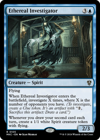Image for Ethereal Investigator (105) [Commander: Murders at Karlov Manor]