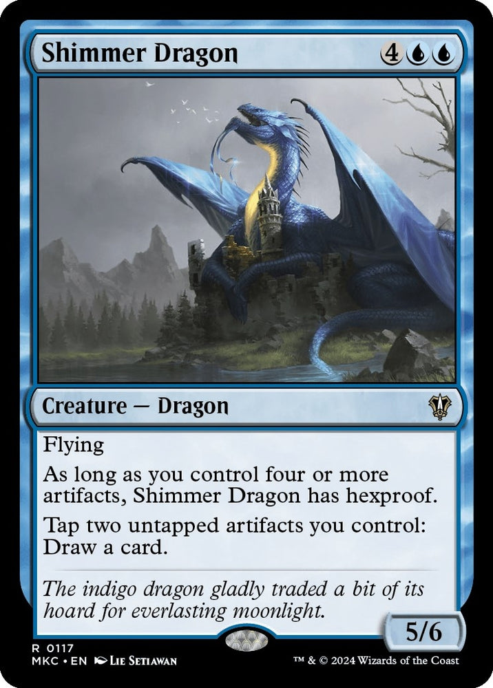 Image for Shimmer Dragon (117) [Commander: Murders at Karlov Manor]