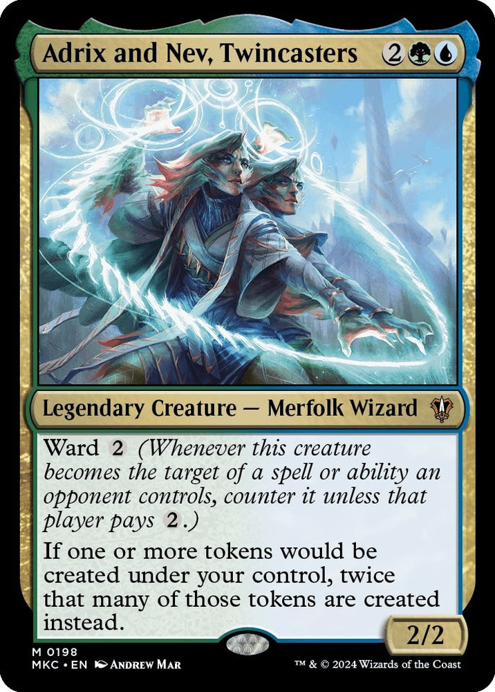 Image for Adrix and Nev, Twincasters (198) [Commander: Murders at Karlov Manor]