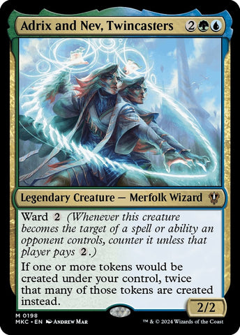Image for Adrix and Nev, Twincasters (198) [Commander: Murders at Karlov Manor]