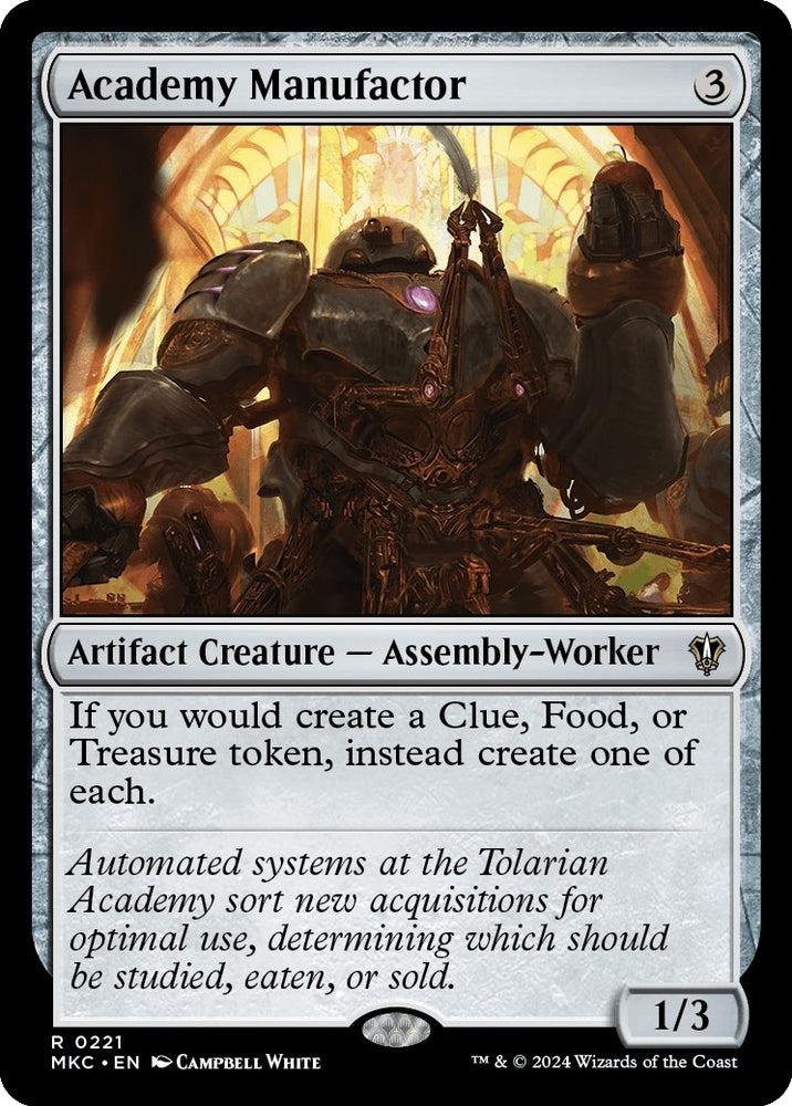 Image for Academy Manufactor (221) [Commander: Murders at Karlov Manor]