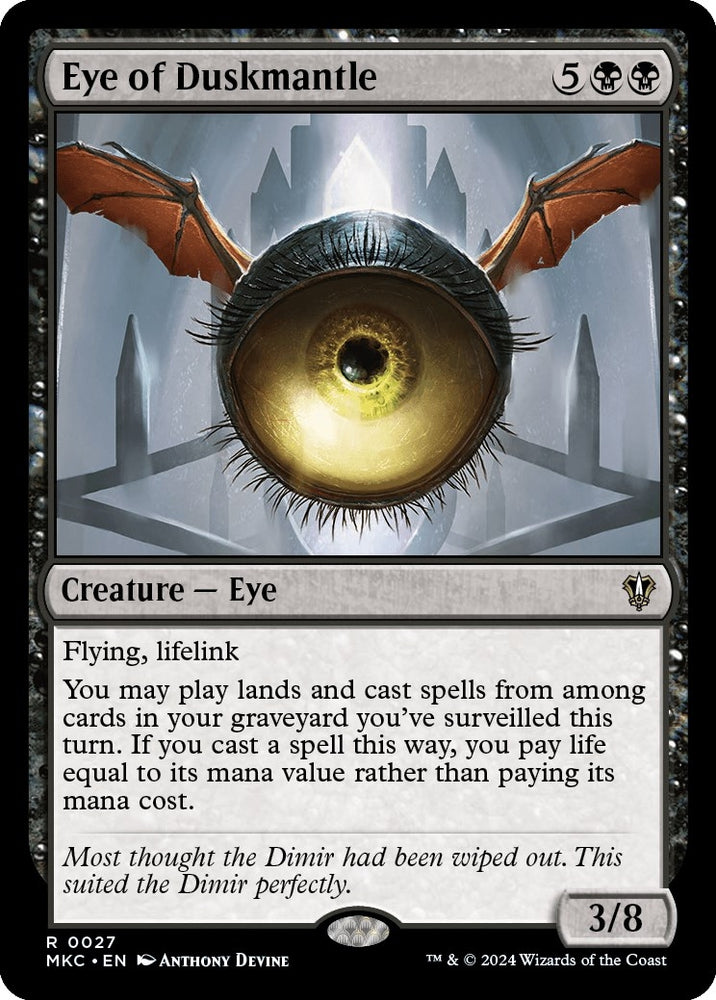 Image for Eye of Duskmantle (27) [Commander: Murders at Karlov Manor]