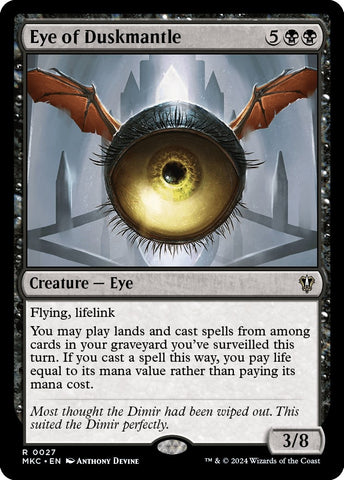 Image for Eye of Duskmantle (27) [Commander: Murders at Karlov Manor]