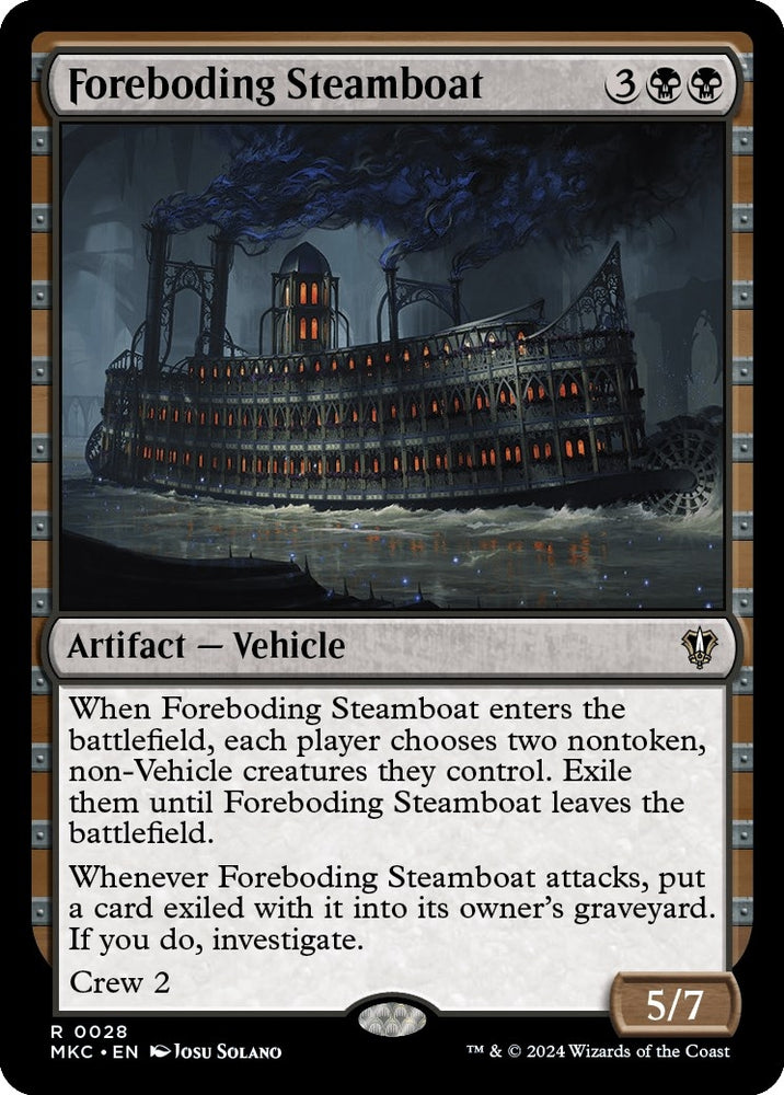 Image for Foreboding Steamboat (28) [Commander: Murders at Karlov Manor]