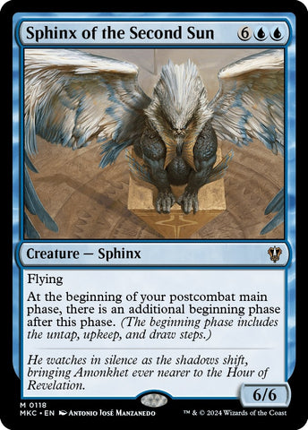 Image for Sphinx of the Second Sun (118) [Commander: Murders at Karlov Manor]