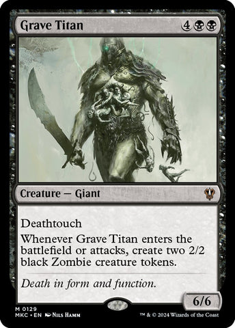 Image for Grave Titan (129) [Commander: Murders at Karlov Manor]