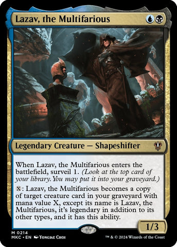 Image for Lazav, the Multifarious (214) [Commander: Murders at Karlov Manor]