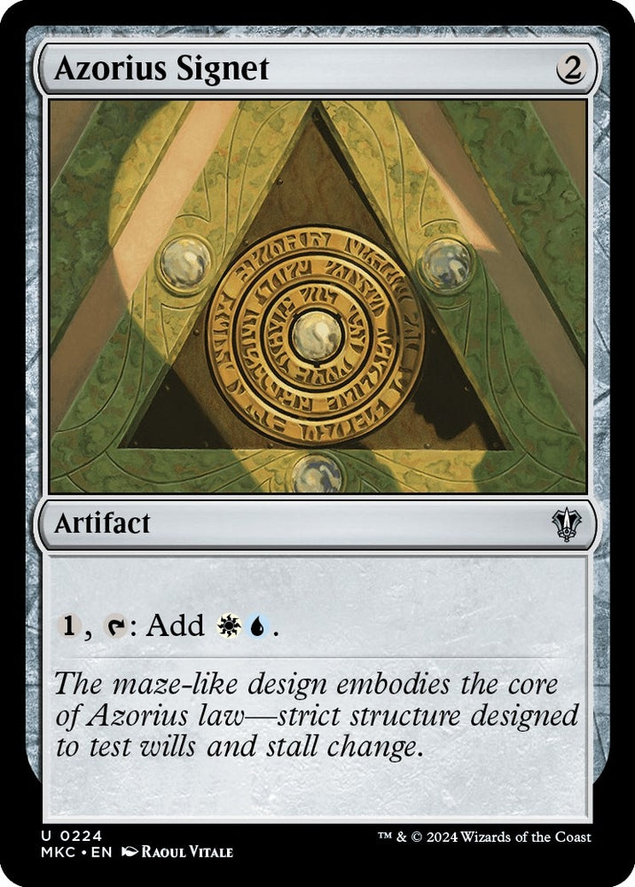 Image for Azorius Signet (224) [Commander: Murders at Karlov Manor]