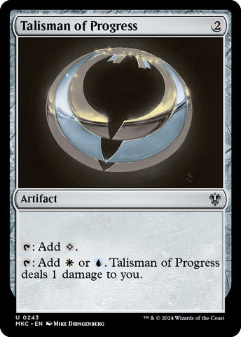 Image for Talisman of Progress (243) [Commander: Murders at Karlov Manor]