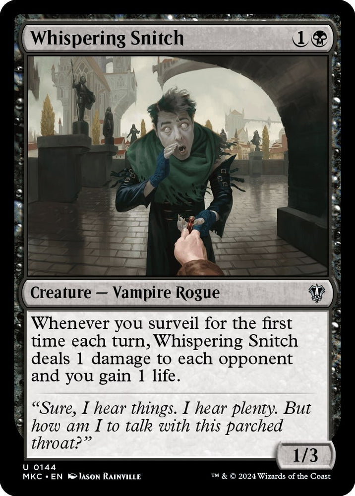 Image for Whispering Snitch (144) [Commander: Murders at Karlov Manor]