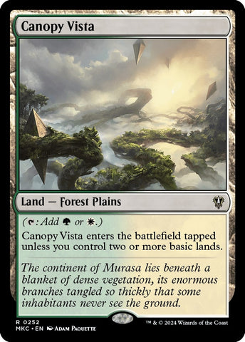 Image for Canopy Vista (252) [Commander: Murders at Karlov Manor]