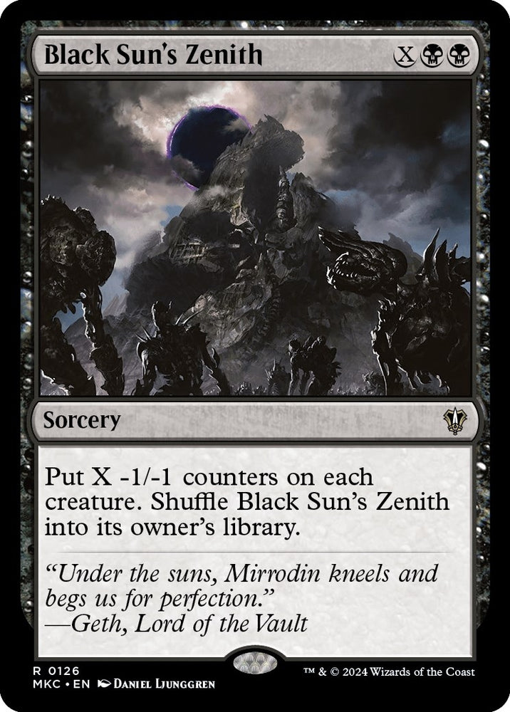Image for Black Sun's Zenith (126) [Commander: Murders at Karlov Manor]