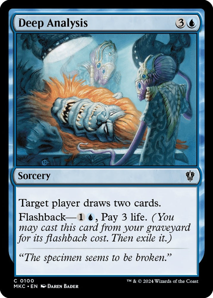 Image for Deep Analysis (100) [Commander: Murders at Karlov Manor]