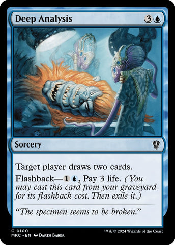 Image for Deep Analysis (100) [Commander: Murders at Karlov Manor]
