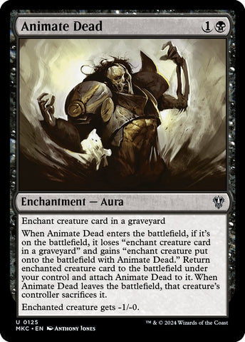 Image for Animate Dead (125) [Commander: Murders at Karlov Manor]