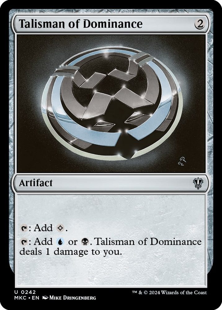 Image for Talisman of Dominance (242) [Commander: Murders at Karlov Manor]
