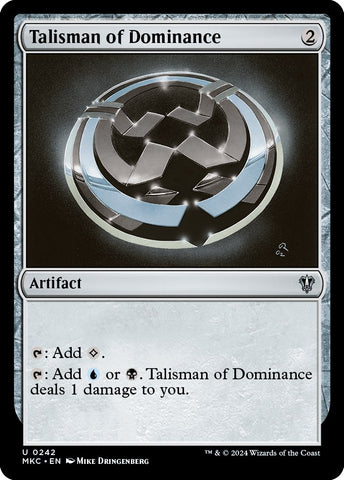 Image for Talisman of Dominance (242) [Commander: Murders at Karlov Manor]