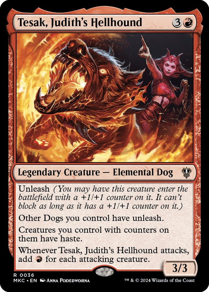 Image for Tesak, Judith's Hellhound (36) [Commander: Murders at Karlov Manor]