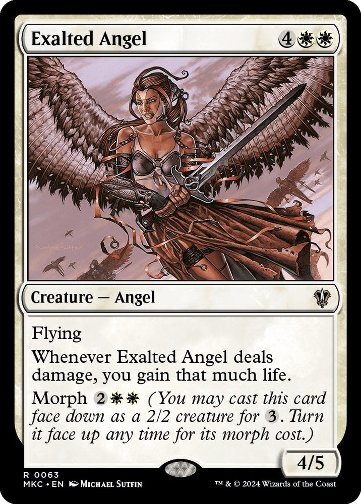Image for Exalted Angel (63) [Commander: Murders at Karlov Manor]
