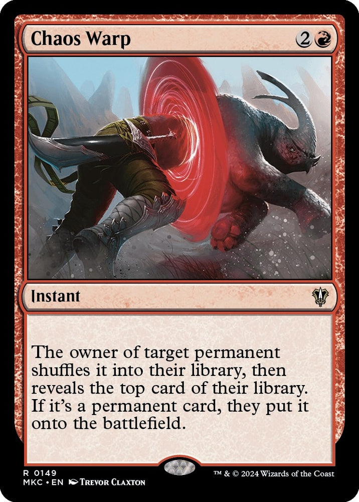 Image for Chaos Warp (149) [Commander: Murders at Karlov Manor]