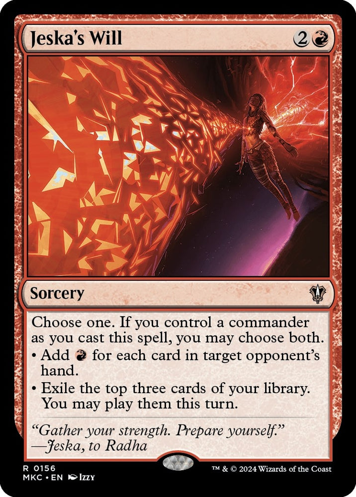 Image for Jeska's Will (156) [Commander: Murders at Karlov Manor]