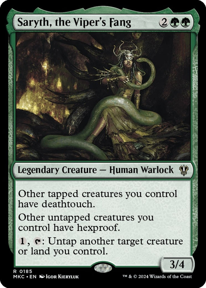 Image for Saryth, the Viper's Fang (185) [Commander: Murders at Karlov Manor]