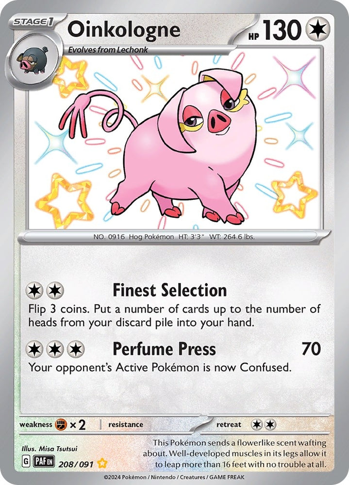 Image for Oinkologne - 208/091 (208/091) [SV: Paldean Fates]