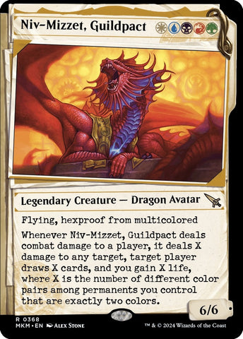 Image for Niv-Mizzet, Guildpact (Showcase) (368) (368) [Murders at Karlov Manor]