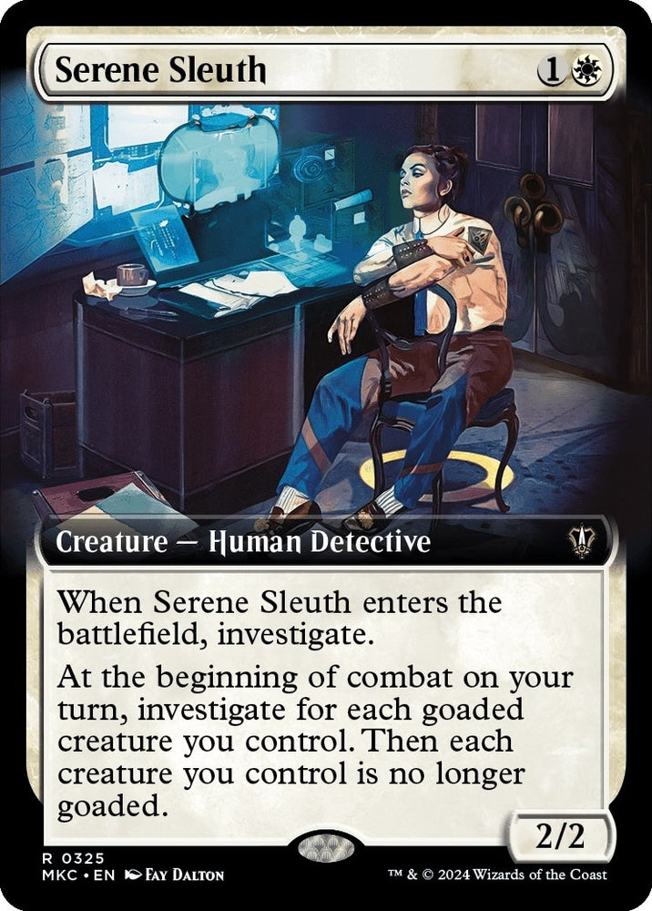 Image for Serene Sleuth (Extended Art) (325) [Commander: Murders at Karlov Manor]