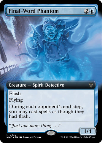 Image for Final-Word Phantom (Extended Art) (332) [Commander: Murders at Karlov Manor]