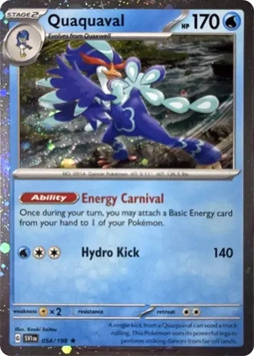 Image for Quaquaval - 054/198 (Cosmos Holo) (054/198) - Pokemon